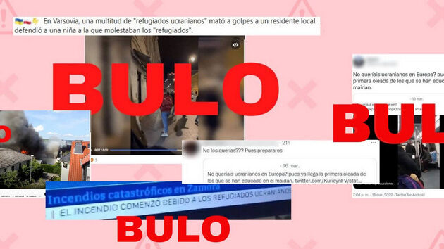 Bulos y desinformaciones sobre “refugiados ucranianos” en España y Europa