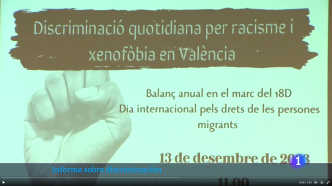 Diferents entitats han elaborat un informe sobre la discriminació per racisme a València. Els migrants es troben amb dificultats per poder obrir un compte al banc o empadronar-se. I són les institucions públiques les que més discriminen.
