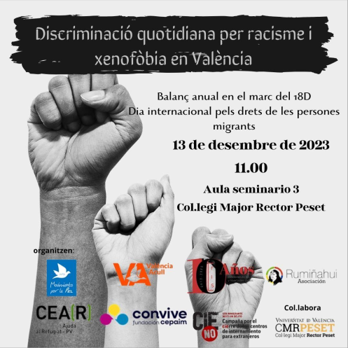 elaborado por Fundación Cepaim, València Acull, MPDL, Asociación Rumiñahui, RIS, CIE's NO y CEAR PV.