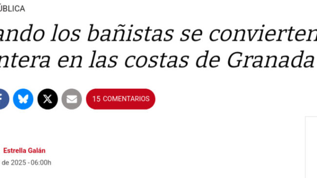 Cuando los bañistas se convierten en frontera en las costas de Granada